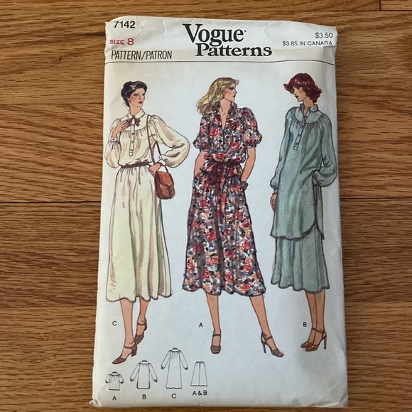 VTG 4 UNCUT Vogue Dress Patterns - Picture 11 of 13